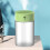 2 Pack Personal Cool Mist Humidifier Ultra Quiet Diffuser Air Purifier Green 5