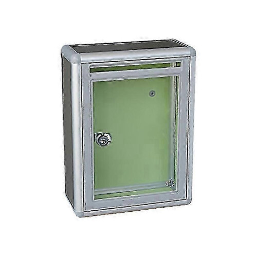 Wall Mount Transparent Mailbox for Paint Storage 1