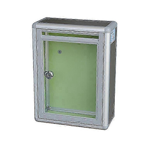 Wall Mount Transparent Mailbox for Paint Storage 2