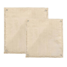 2pcs Heat Resistant Fireproof Mat Cloth Thermal Insulation Large and Medium
