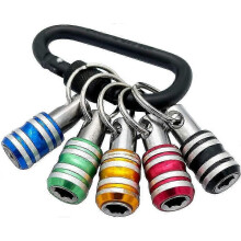 5-teiliges Set mit 1/4-Zoll-Sechskantgriff, Schlüsselanhänger, Schnellwechsel-Schraubendreherbithalter und Verlängerungsstange mit Schraubenadapter