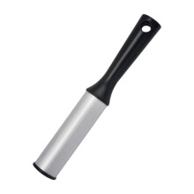 Lima y escofina curva de acero inoxidable para pies, herramienta de pedicura, exfoliante suave para callos, color negro.