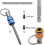 5pcs 1/4 Hex Handle Keychain Quick Change Screwdriver Bit Holder Set Ext Rod Screw Adapter 3
