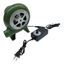 Mini ventilateur portable pour fournaise et barbecue, 110 V, multi-usages, avec adaptateur de vitesse, 30 W