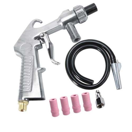 Portable Sand Blasting Kit for Media Blasting with Air Quick Adapter 2