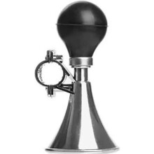 Bicycle Bell Air Horn Alarm Trumpet for Cycling Handlebars Silver