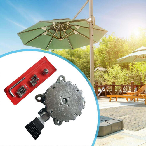 Patio Umbrella Rotating Base Fixing Bracket Accessory for Parasol Barbecue Yard Deck 2