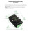 Industrial UART USB to 8CH RS485 Isolated Converter for 35mm Standard Rail Stackable Black 5