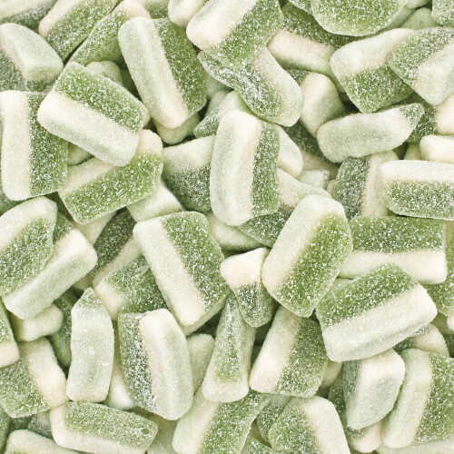 (225g Sweet Pouch) Fizzy Lime Slices