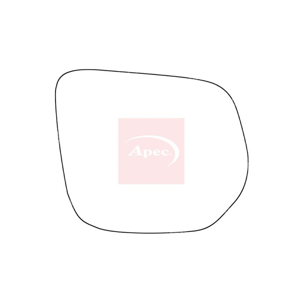 Mirror Glass fits ISUZU D-MAX Mk2 2.5D Right 12 to 18 O/S Driver Side Door Apec - Image 13