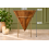 Iron and Mango Wood Cone Side Table 2