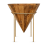 Iron and Mango Wood Cone Side Table 4