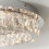 Endon Swayze 1LT Chrome Flush Ceiling Light 61340 4