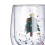 Double Wall High Borosilicate Glass Christmas Tree Mug 300ml Espresso Cup 3