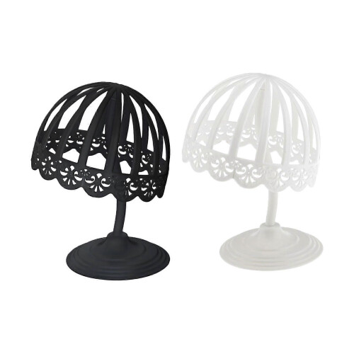 Robusto e durevole, set da 2 pezzi con tappi cavi, portatile e facile da installare, bianco 45 cm, nero 40 cm.