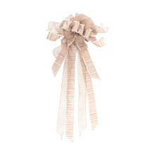 Large Bow Christmas Tree Topper for Xmas Gift Wrapping Ornament Rose Gold