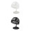 Robusto e durevole, set da 2 pezzi con tappi cavi, portatile e facile da installare, bianco 45 cm, nero 40 cm. 5