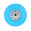 Orologio da bagno bianco impermeabile con ventosa, timer doccia blu 1