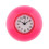 Orologio da bagno bianco impermeabile con ventosa, timer doccia rosso 1