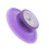 Orologio da bagno bianco impermeabile con ventosa, timer per doccia viola 2