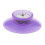Orologio da bagno bianco impermeabile con ventosa, timer per doccia viola 3
