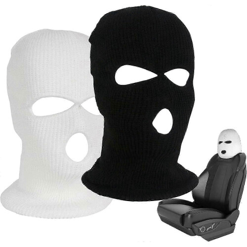 Universal Car Headrest Cover Set Dustproof Washable Seat Protector Auto Accessories Black