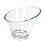Smooth Acrylic Salad Bowl Multipurpose Mixing Serving Container for Popcorn Snacks 15.5X12.6cm 1
