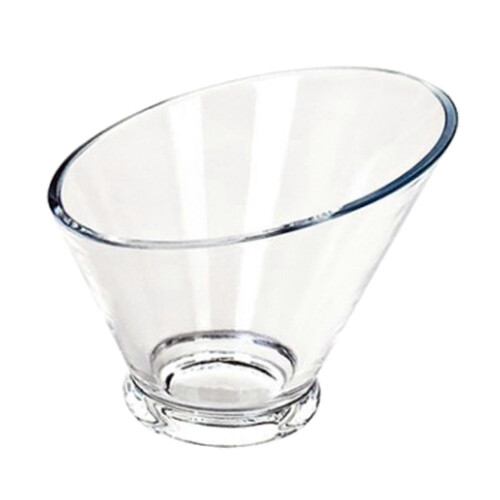 Smooth Acrylic Salad Bowl Multipurpose Mixing Serving Container for Popcorn Snacks 20X18cm