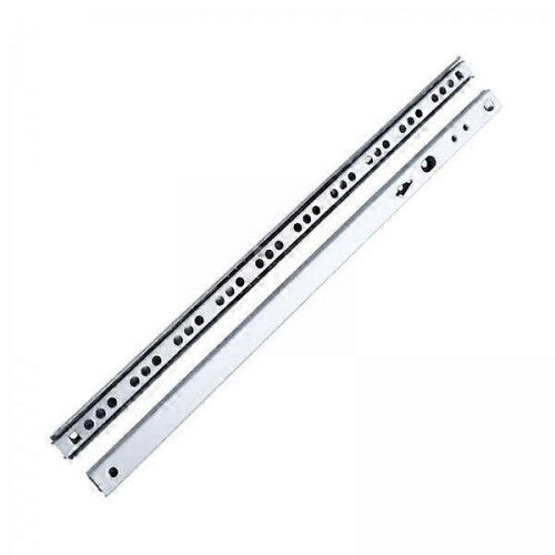 Heavy Duty 2x Drawer Slides 17mm Width Drawer Runners Hardware 2 Sections