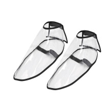 Clear Waterproof Shoe Covers for Barber Haircut and Dye Salon