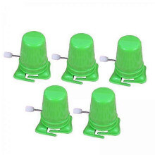 6x 5-Pack Clockwork Robot Toys with Legs and Replaceable Parts