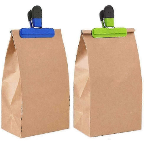 6 Pack Chip Bag Clips - Reusable Food Sealer Clips 3 Large 3 Small 1