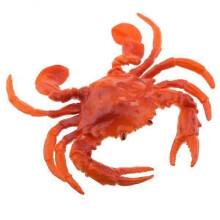 Decor Set of Lifelike Artificial Creatures in Red 3 Pcs