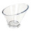 Smooth Acrylic Salad Bowl Multipurpose Mixing Serving Container for Popcorn Snacks 15.5X12.6cm 3