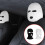 Universal Car Headrest Cover Set Dustproof Washable Seat Protector Auto Accessories Black 4
