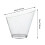 Smooth Acrylic Salad Bowl Multipurpose Mixing Serving Container for Popcorn Snacks 20X18cm 5