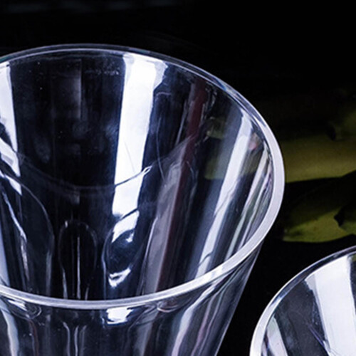 Smooth Acrylic Salad Bowl Multipurpose Mixing Serving Container for Popcorn Snacks 20X18cm 1