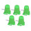 6x 5-Pack Clockwork Robot Toys with Legs and Replaceable Parts 5