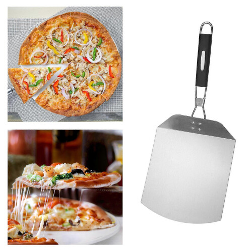 Professional Folding Metal Pastry Peel 2-3 Pack Pizza Oven Baking Tool 2 Pcs 1