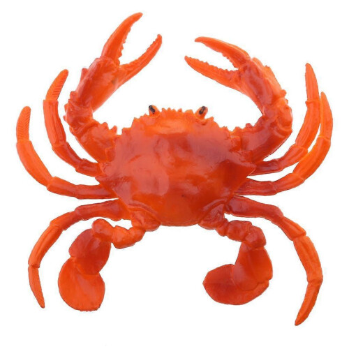 Decor Set of Lifelike Artificial Creatures in Red 4 Pcs 1