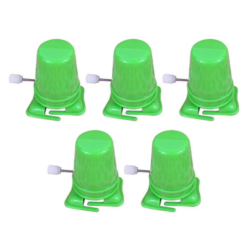 6x 5-Pack Clockwork Robot Toys with Legs and Replaceable Parts 1