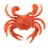 Decor Set of Lifelike Artificial Creatures in Red 3 Pcs 3
