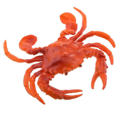 Decor Set of Lifelike Artificial Creatures in Red 4 Pcs 2