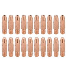 20 Pack M6 Copper Contact Tips 0.8mm Fits Binzel 24KD MIG MAG Welding Torch