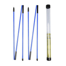 Dual Pack Collapsible Golf Alignment Sticks Practice Rods Swing Training Tool