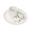 Multipurpose Ceramic Incense Holder Candle Holder Sage Holder for Burning White 3