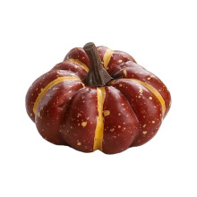 Fake Pumpkins Artificial Pumpkins Fall Harvest Decor for DIY Crafts 4.5x7.5cm Brown