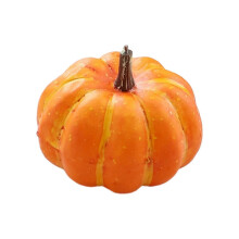 Fake Pumpkins Artificial Pumpkins Fall Harvest Decor for DIY Crafts 6.5x9cm Light Orange