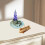 Multipurpose Ceramic Incense Holder Candle Holder Sage Holder for Burning Blue 2