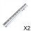 Heavy Duty 2x Drawer Slides 17mm Width Drawer Runners Hardware 2 Sections 3